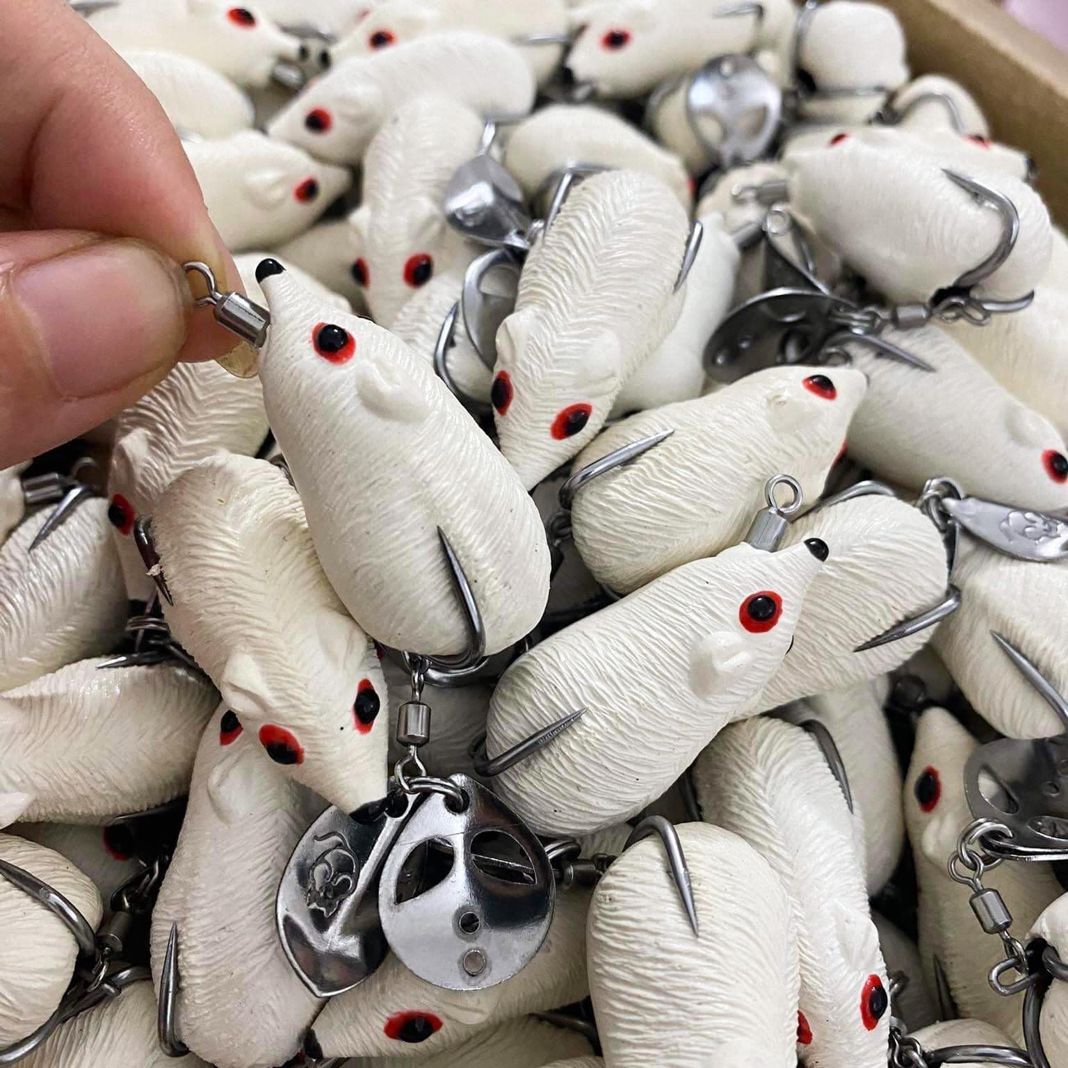 Mồi Câu Lure Chuột LK Bản mới 2023 (Bản nổi mini 7g, mập 8g; Bản Lửng 12g)