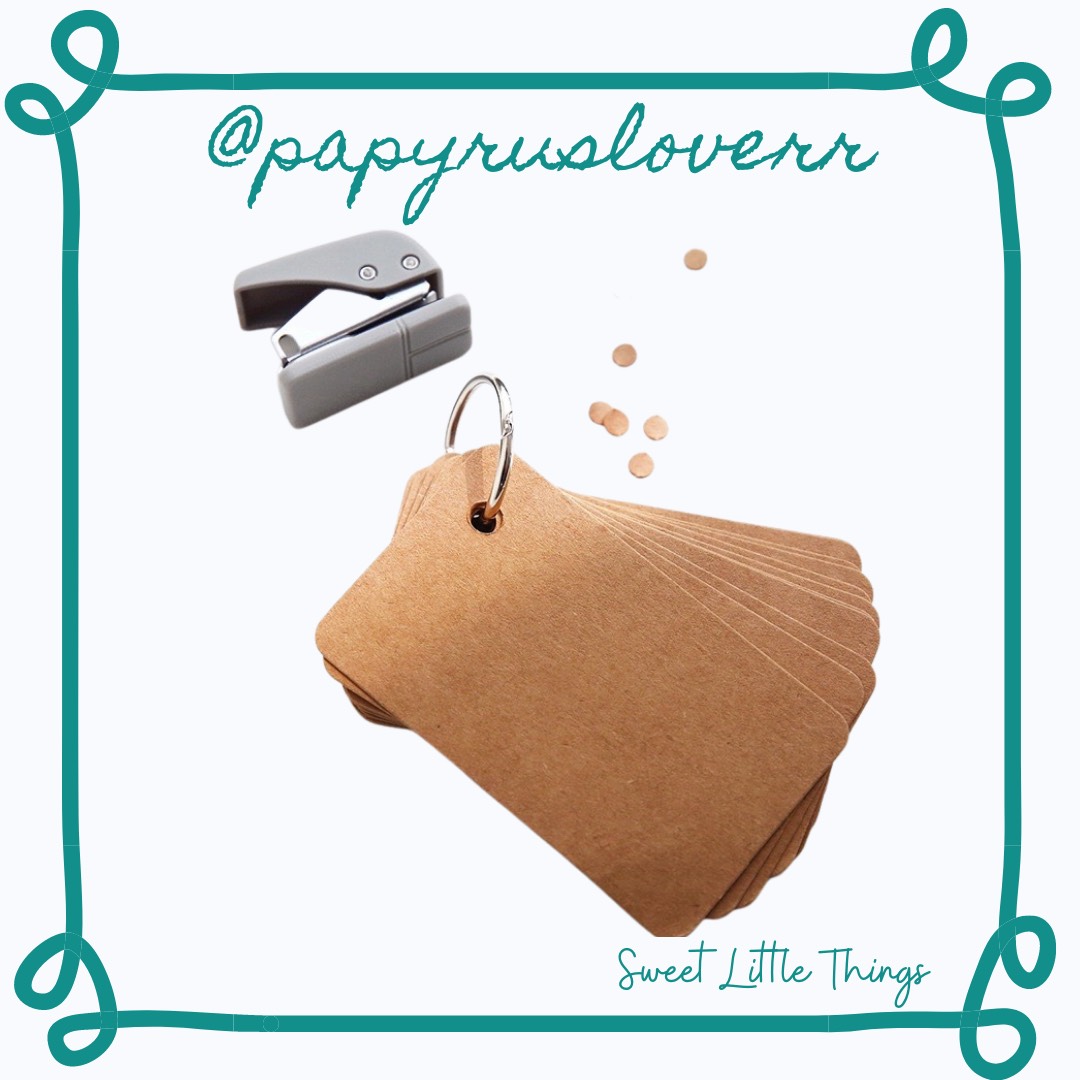 [Papyrus Lover] Dụng cụ dập lỗ giấy tròn cầm tay