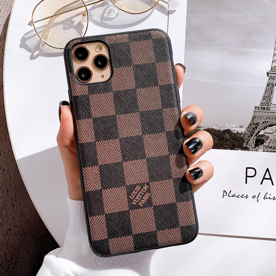 Ốp Lưng Da IMD Họa Tiết Caro