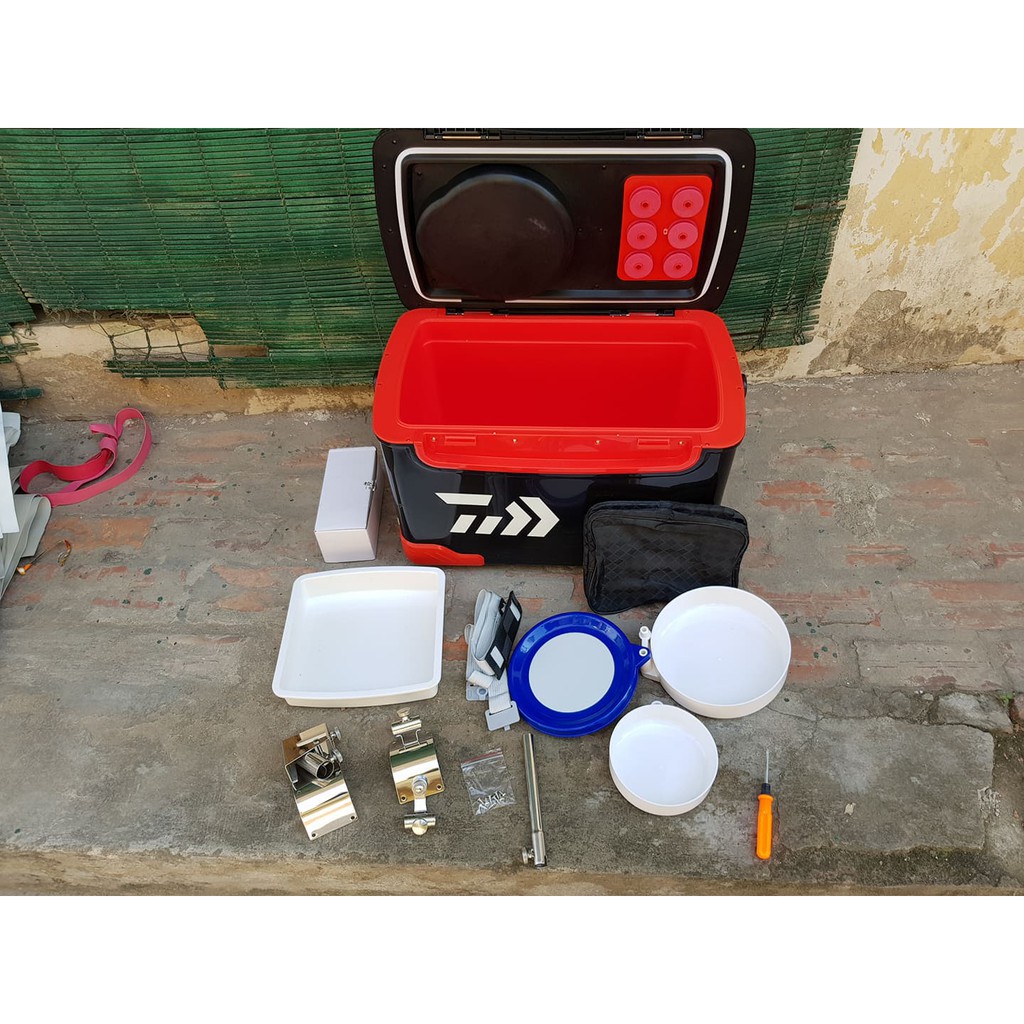 Thùng Câu Đài Dajwa 32 lít Full pass (cam kết bảo hành đổi trả trong 2 tuần đầu)