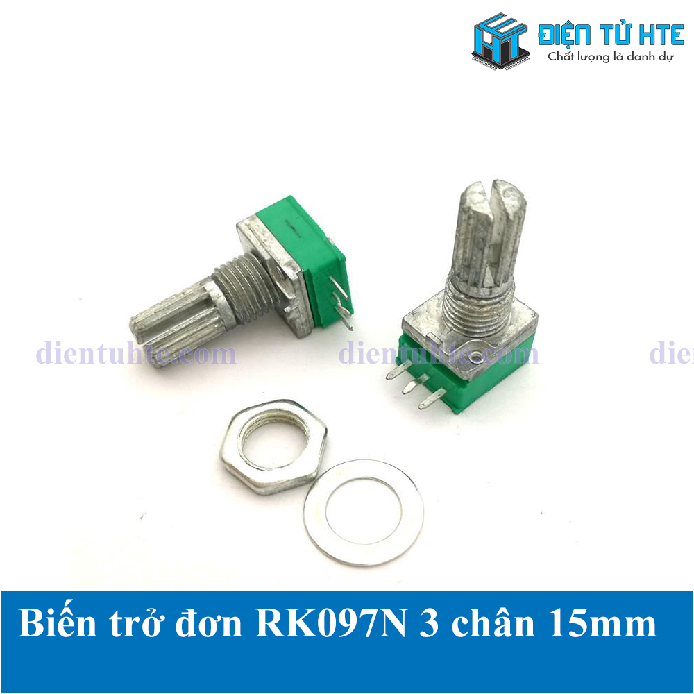 Combo 2 Biến trở Volume đơn RK097N 3 chân 15mm