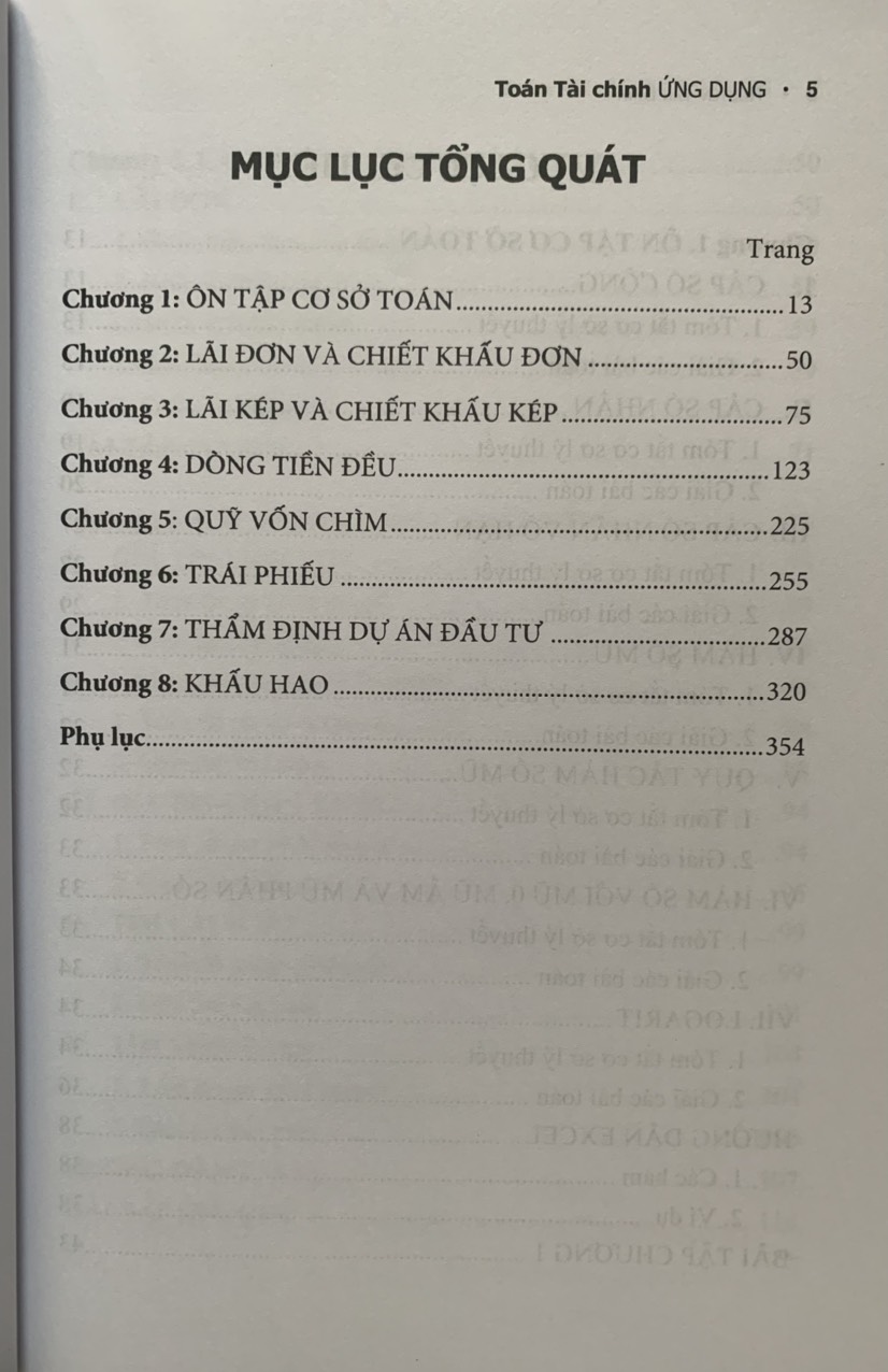 Toán tài chính ứng dụng