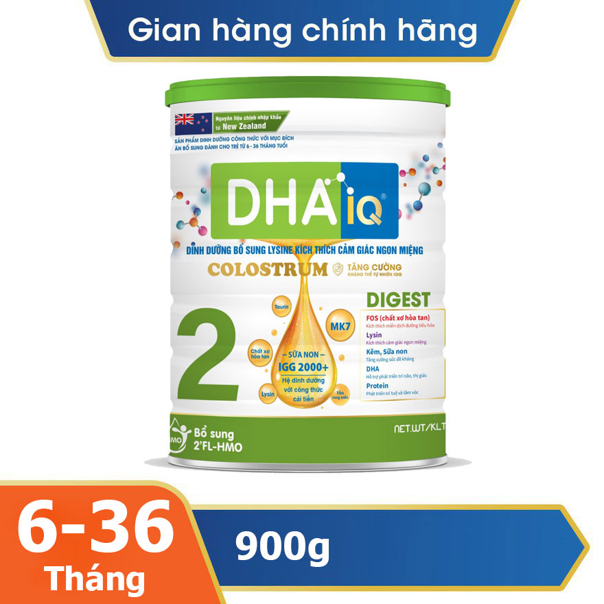 Sữa Bột DHA IQ Digest Dành Cho Bé Từ 6 - 36 Tháng