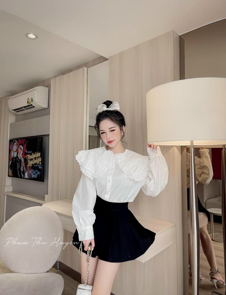 [HCM]Áo sơ mi viền Bèo