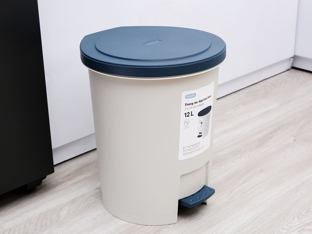 Thùng rác đạp tròn Hiro 6L, 12L