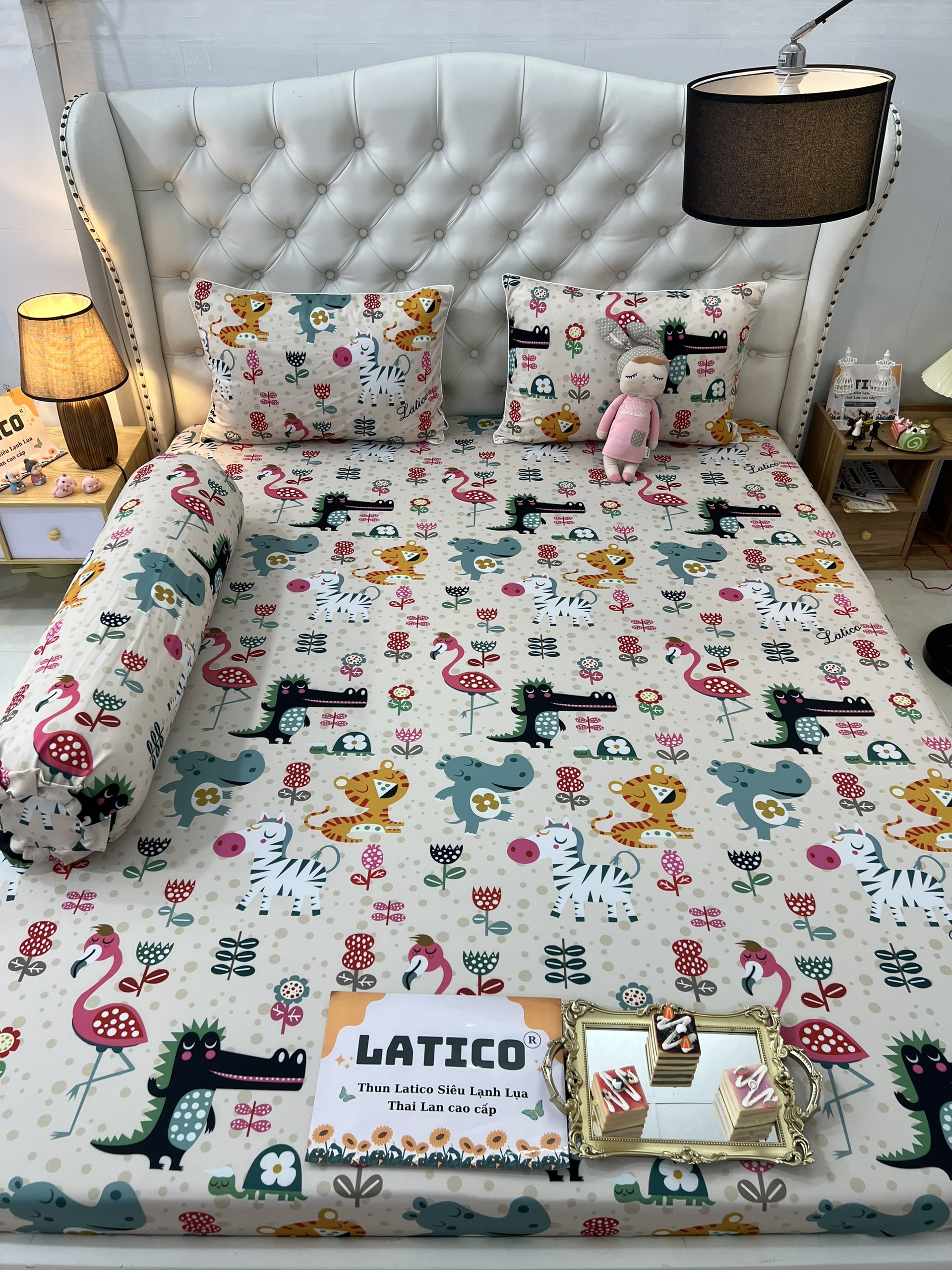 Thun latico - bộ ga siêu lạnh lụa - thái lan cao cấp mới