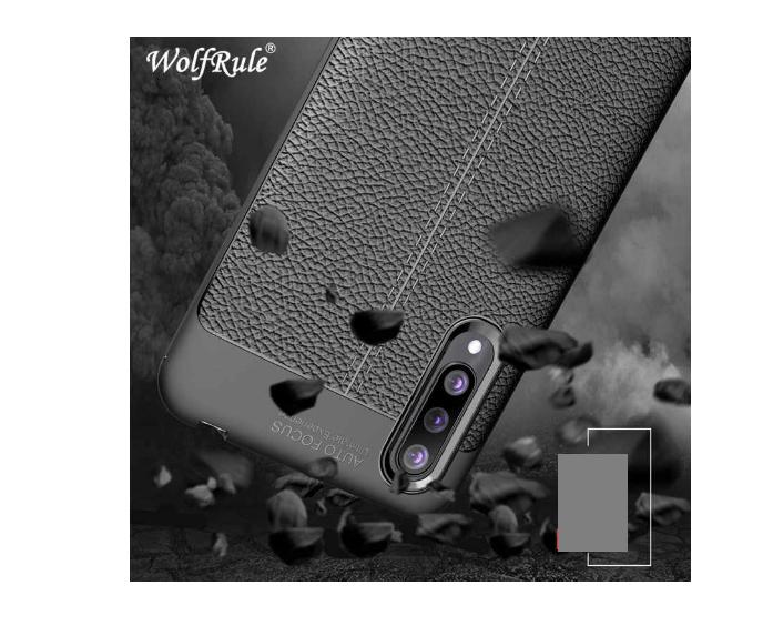Ốp lung silicon dẻo vân da cho Xiaomi Mi A3