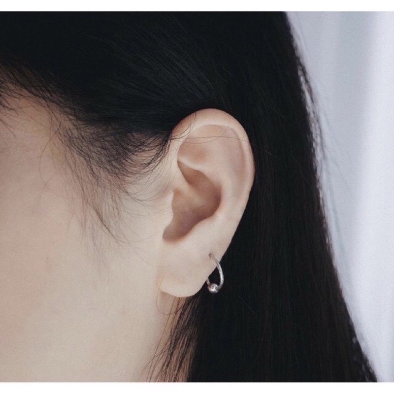 BÔNG TAI TRÒN MIX BI CHUẨN BẠC TA