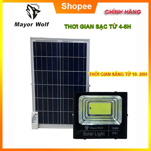 Đèn pha năng lượng mặt trời 100 W