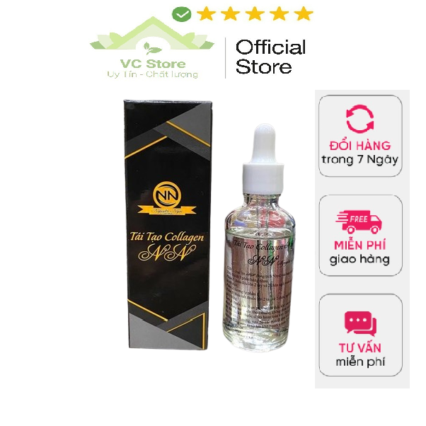 Nước lột thay da siêu trắng collagen 3d nn 50ml - mẫu mới