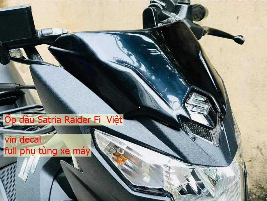 Ốp đầu đèn Satria Fi – Raider Fi trong khói