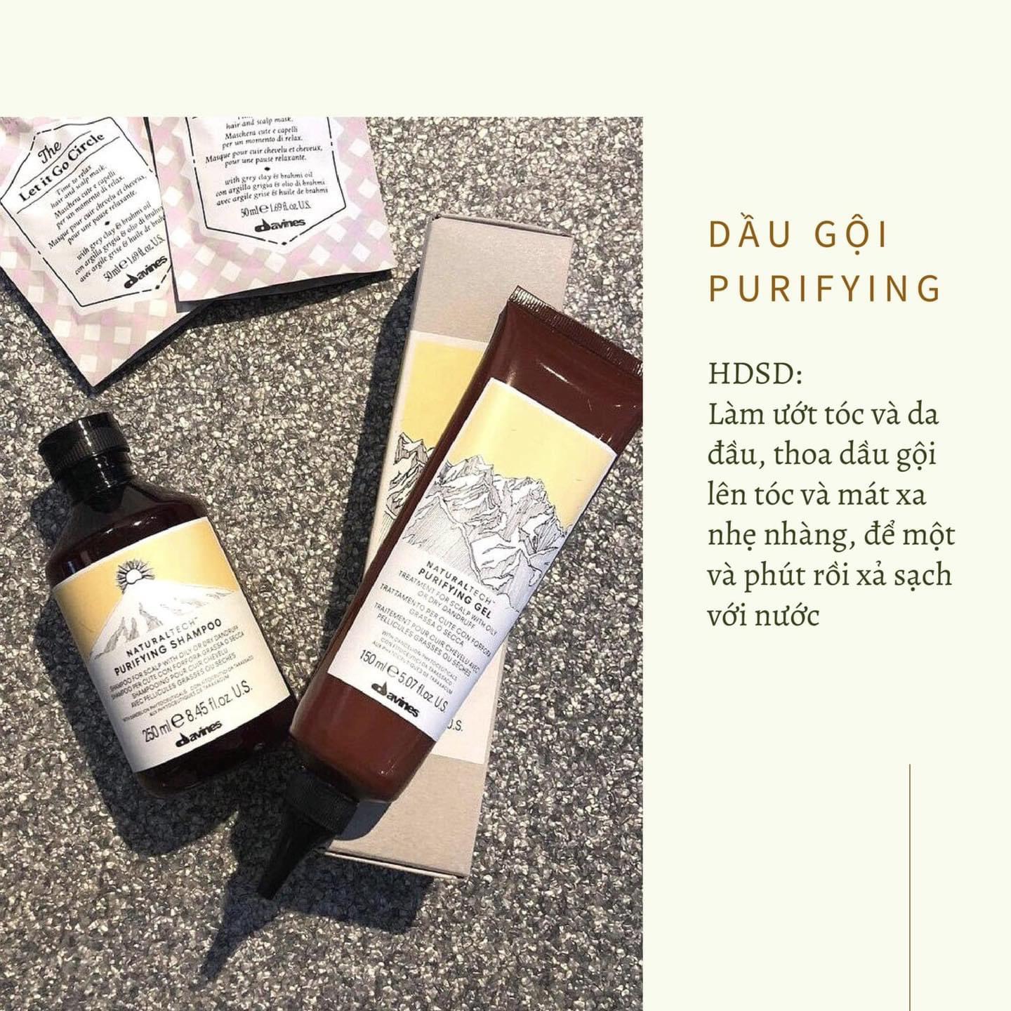 Dầu gội chống gàu Davines Purifying 250ML
