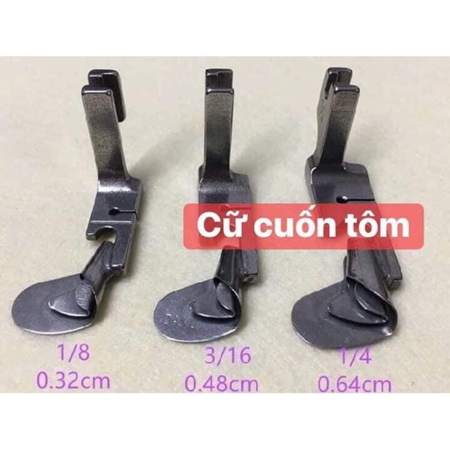 Chân Vịt Cuốn Lai (Bầu) - Máy May 1 Kim Công Nghiệp.