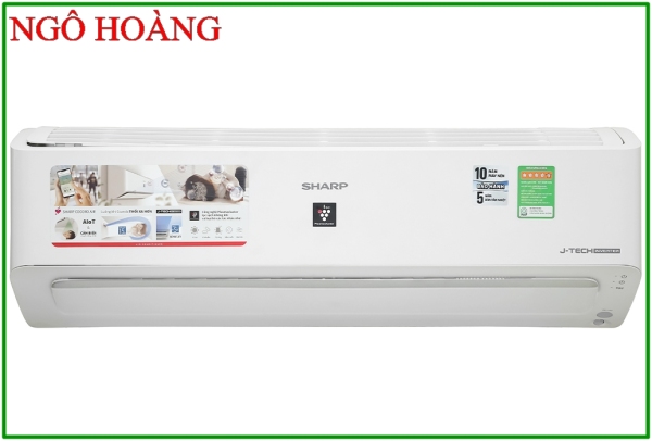 Máy lạnh Sharp Inverter 1 HP AH-XP10YMW( Miễn phí giao hàng TPHCM-Ngoại tỉnh tính phí vận chuyển)