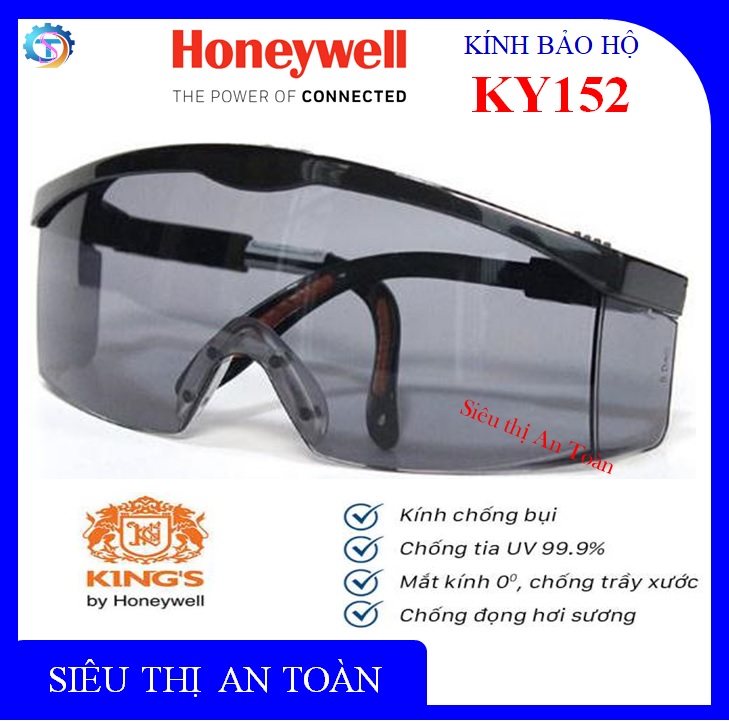 [ CHÍNH HÃNG ] Kính bảo hộ, kính thợ Hàn KINGS KY152, kính màu đen, chống bụi, chống dị vật, chống lóa, bảo vệ mắt hiệu quả