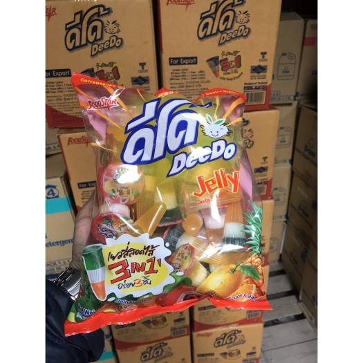 Thạch trái cây Deedo 3 lớp 720gr Thái Lan siêu ngon
