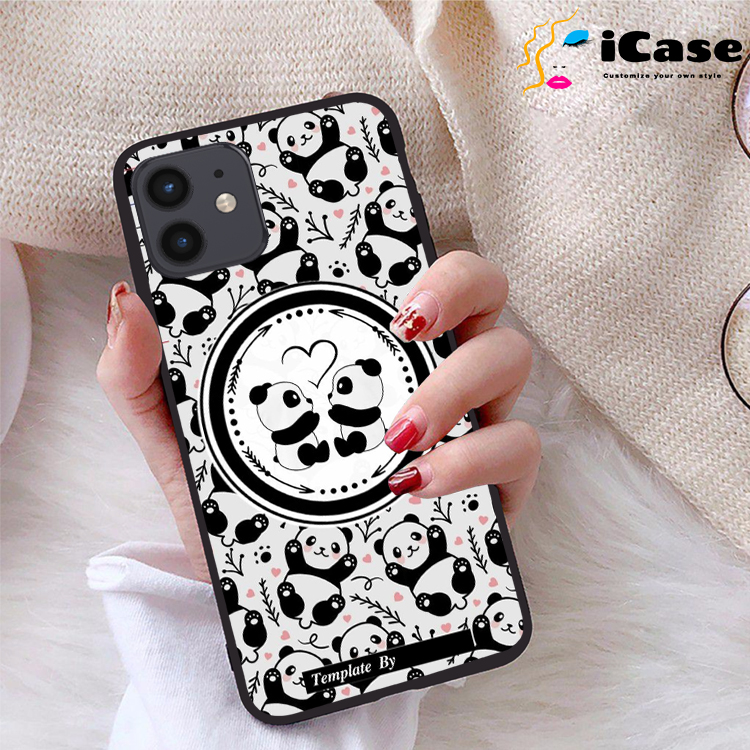 Ốp lưng iPhone 12 viền dẻo TPU BST Panda