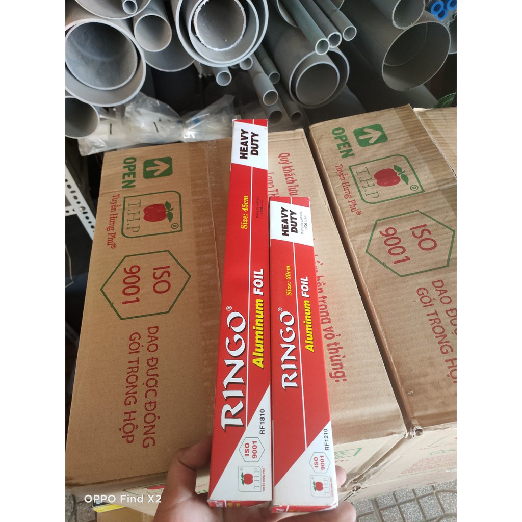 Giấy Bạc Nướng, Bọc Thực Phẩm Ringo Dùng Để Nướng Cá - Thịt