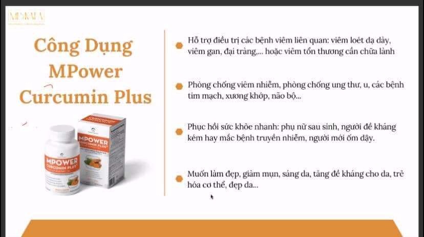 Viên Nghệ MISKAFA MPOWER CURCUMIN PLUS Bổ Sung Chống Viêm