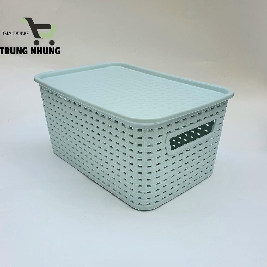 Giỏ đựng đồ, giỏ nhựa có nắp Việt Nhật