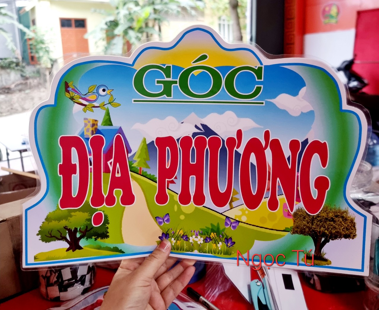(Đồ dùng dạy học MCH) Tên Góc Địa phương khổ A3, A4