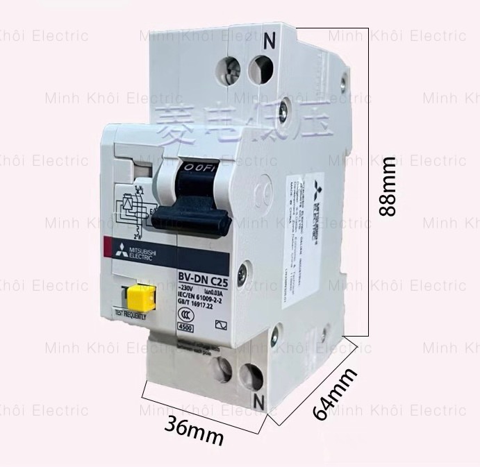 Aptomat Chống Giật Mitshubishi, CB Chống Giật Mitsubishi RCBO, attomat chống rò Mishubishi BV-DN,aptomat chống giựt mitsubishi,áp tô mát chống rò mitsubishi,cầu dao chống giật mitsubishi,cầu dao chống giật,CB chống giật,cầu dao RCBO,aptomat tự động,cầu da
