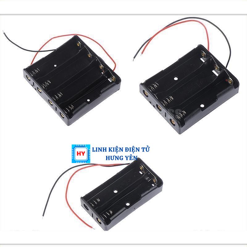 Hộp pin 18650 1 - 2 - 3 - 4 cell pin 18650 kèm dây siêu bền