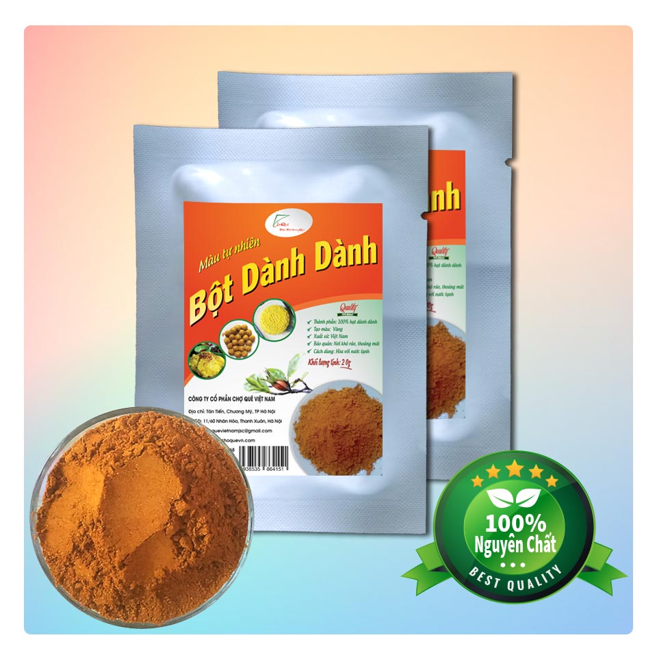 Bột tạo màu thực phẩm tự nhiên rau củ quả hữu cơ gói 10gr
