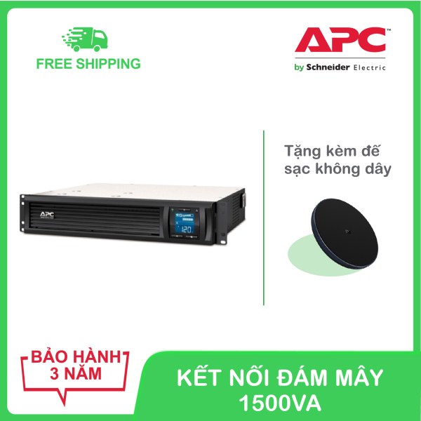 Bảng giá Bộ lưu điện kết nối thông minh APC by Schneider Electric Smart-UPS C 1500VA LCD 2U 230V SMC1500I-2UC Phong Vũ