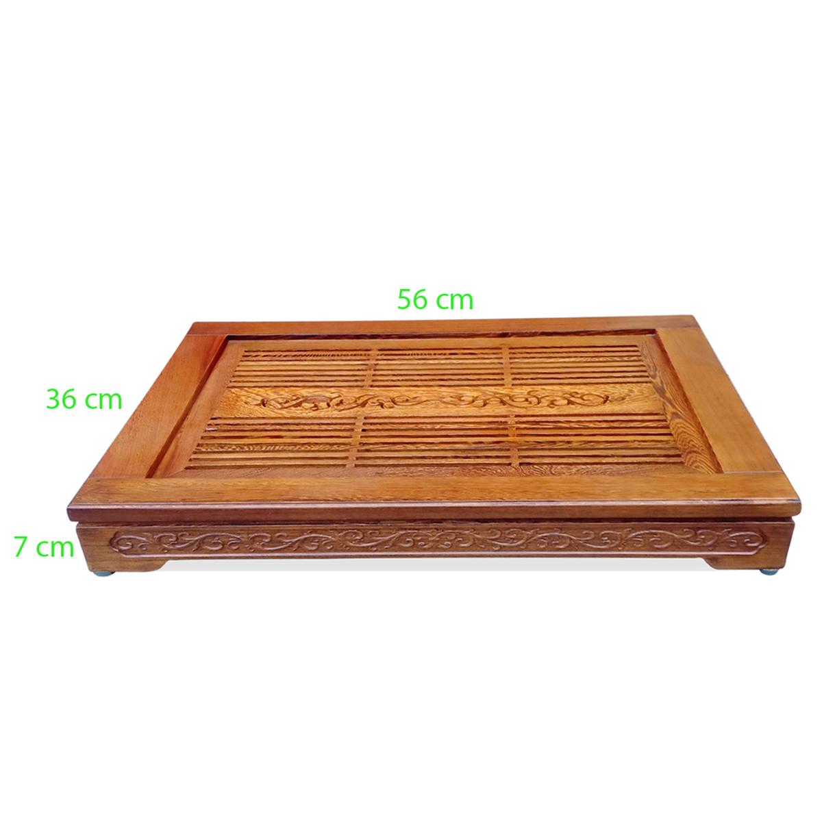 Khay trà gỗ tự nhiên 190
