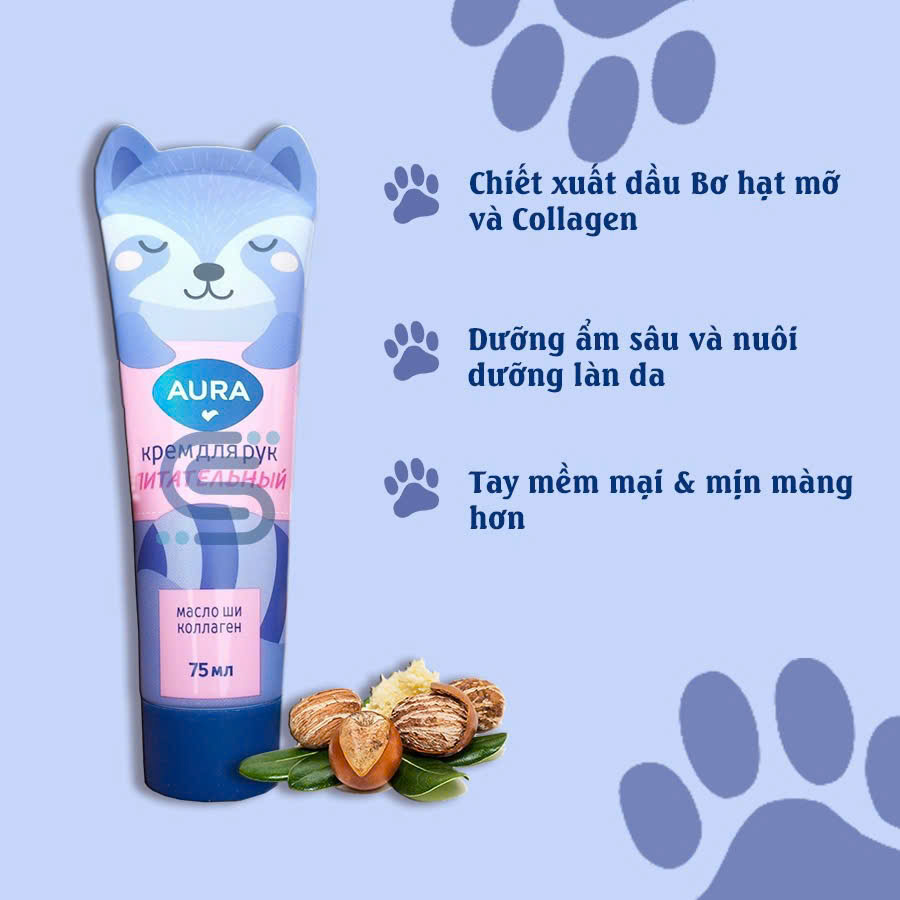 Kem tay Aura dưỡng ẩm, mềm mịn