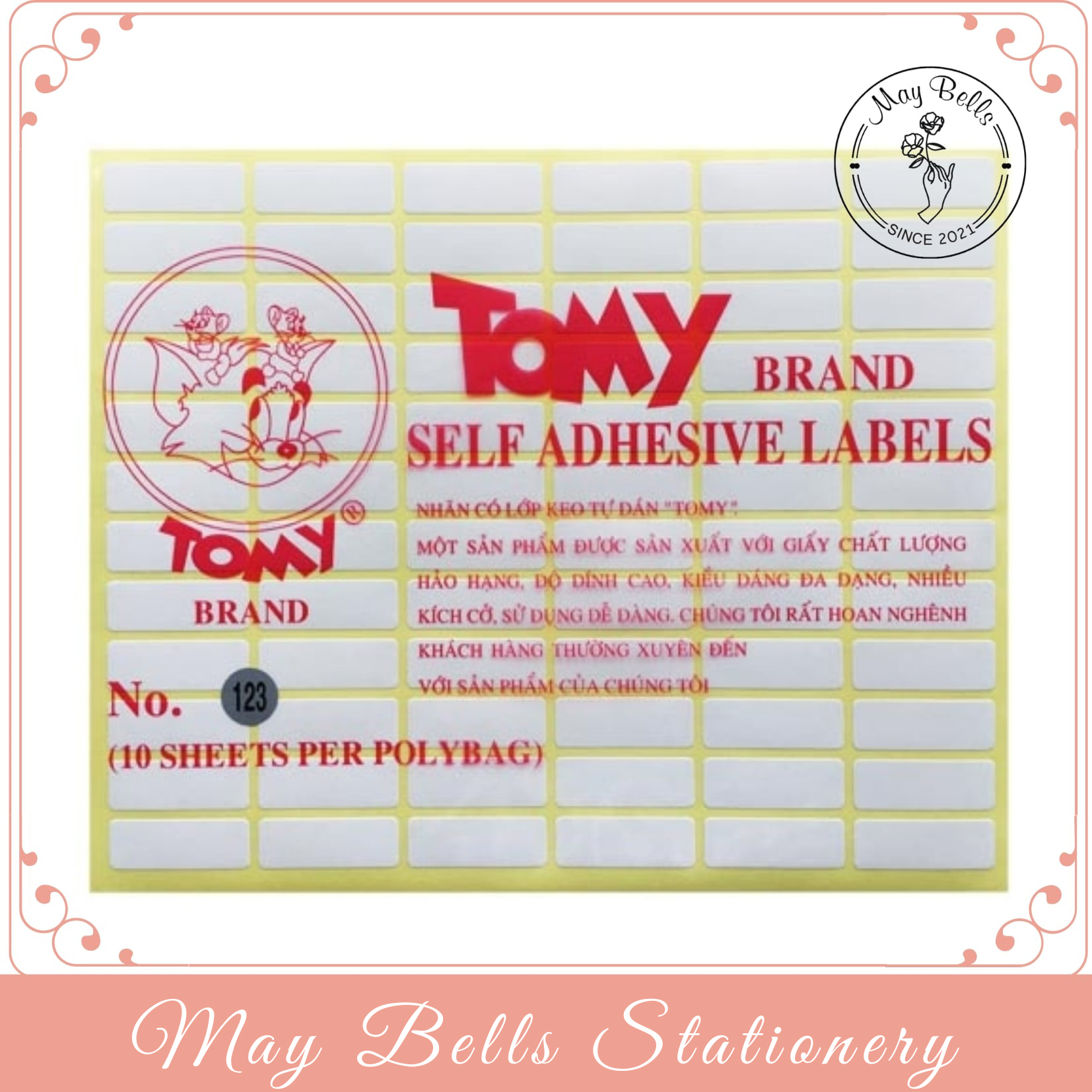 Giấy Decal A5 Tomy (Mã 117-124 ), nhãn dán Tomy A5 Decan Nhãn Dán In Tem Sản Phẩm