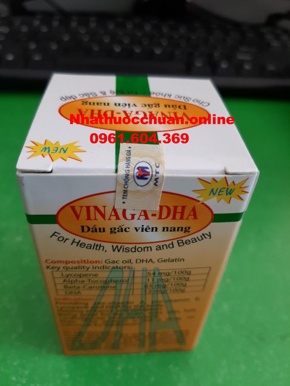 Dầu Gấc Vinaga DHA