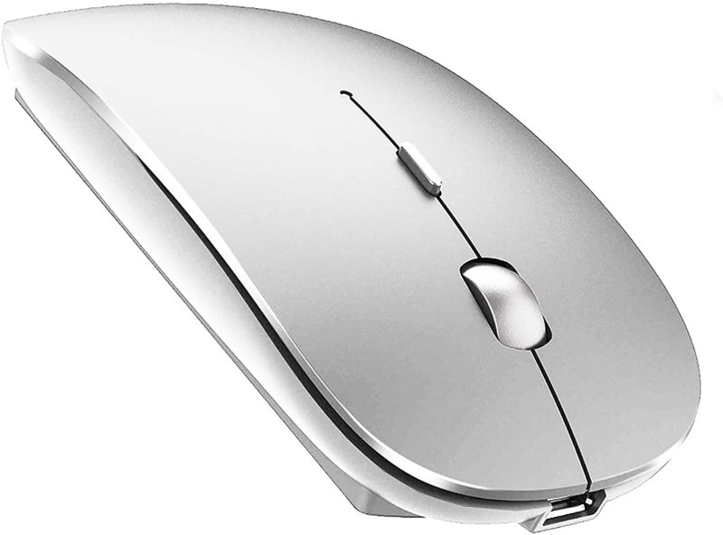 Bảng giá Super Slim 2.4G Wireless Silent Bluetooth Mouse 1600 DPI Optical Wireless Computer Mute Mice USB Receiver For PC Laptop Notebook(Silver) Phong Vũ