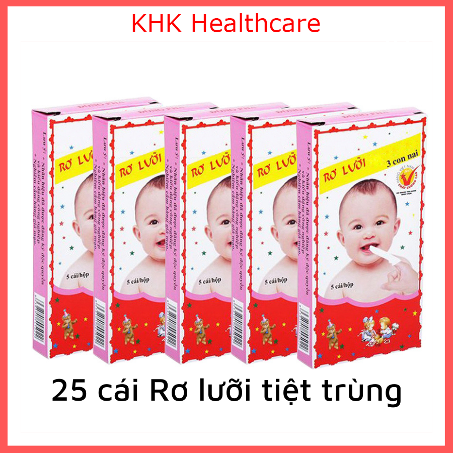 Gạc rơ lưỡi Đông Pha đã tiệt trùng - 25 cái KHK Healthcare