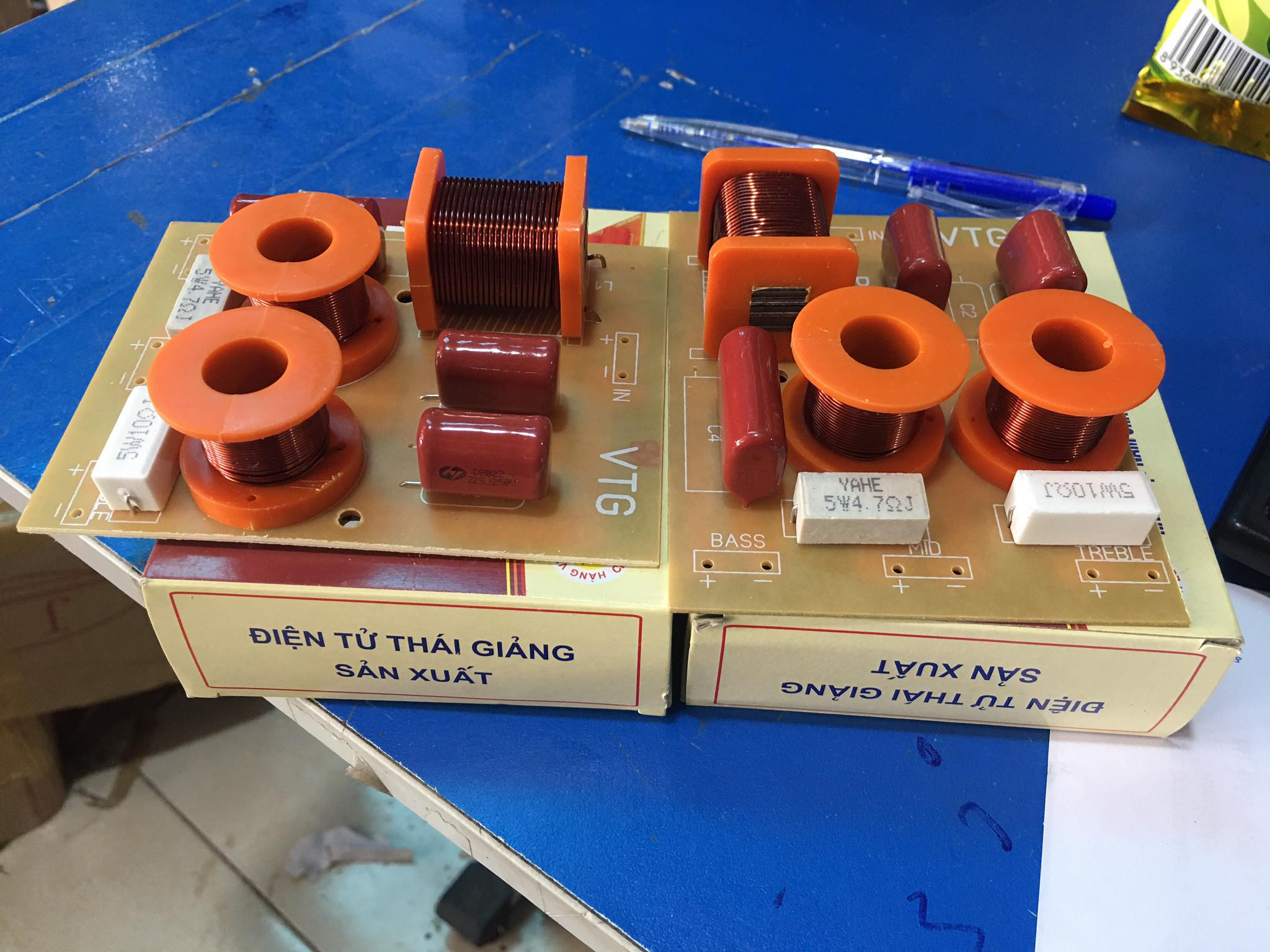 Combo 2 mạch phân tần 3 loa pt 07a- mạch 3 đường tiếng