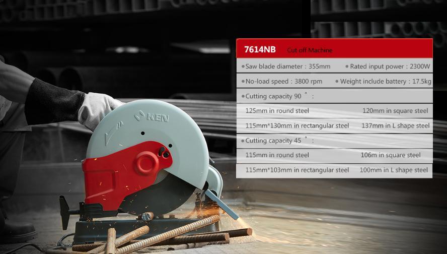 [HCM]Máy cắt sắt KEN 7614NB