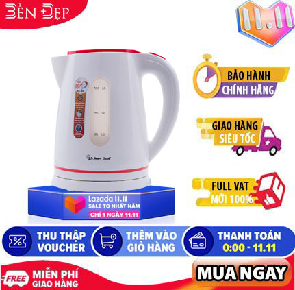 Ấm siêu tốc Elmich- Smartcook KES- 0696 (Giá áp dụng giao tại HN, HCM& các tỉnh liên hệ shop)