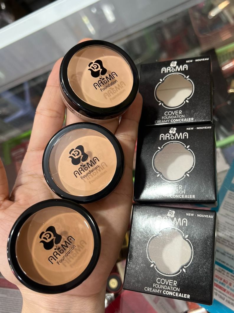 [HCM]Kem che khuyết điểm AROMA cover foundation