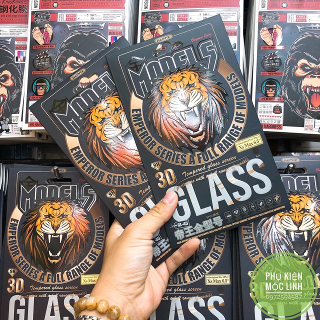 [ REMAX IPHONE 6PLUS 7PLUS 8PLUS X XS XS MAX ] KÍNH CƯỜNG LỰC FULL MÀN 3D SIÊU MỎNG