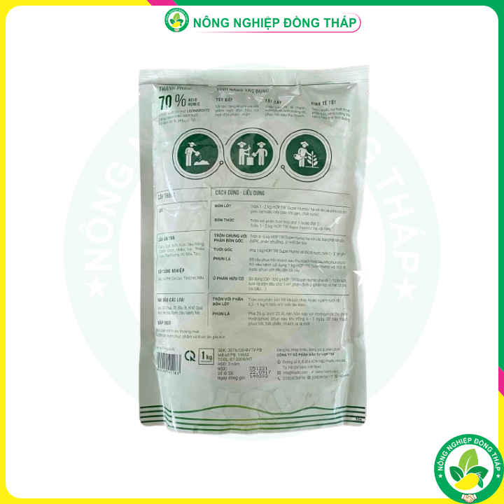 Phân bón lá sinh học HUMIC gói 1kg