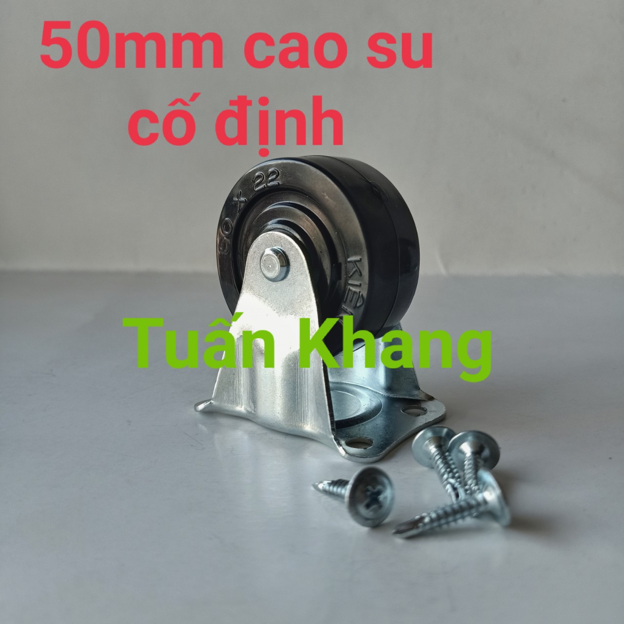 Bánh xe 50mm cao su