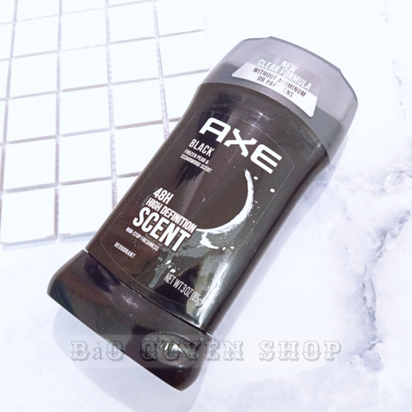 Lăn khử mùi nam sáp xanh Axe Black 48H High Definition Scent Deodorant 85g