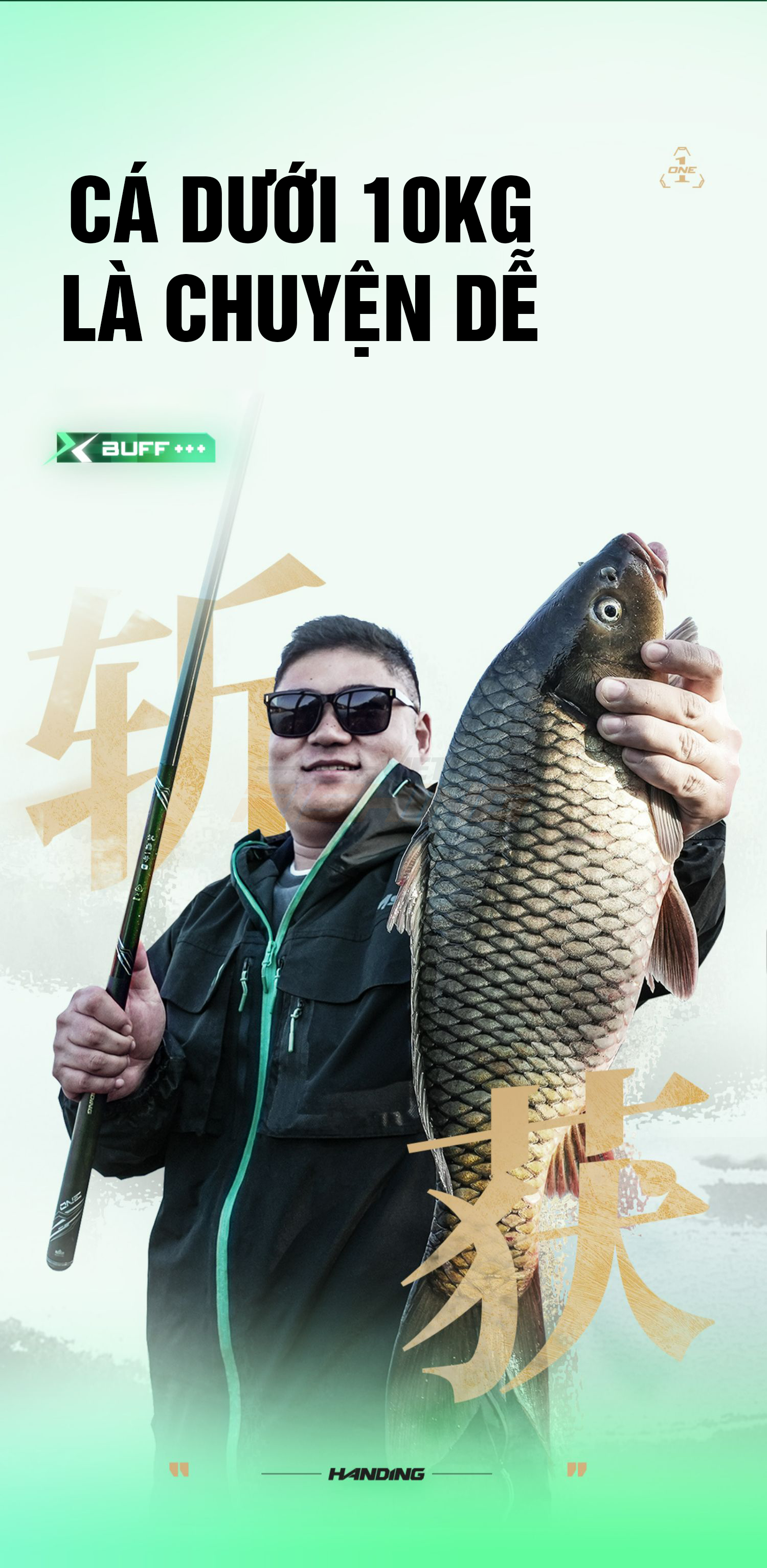 Cần Câu Handing Nhất Hào Hắc Khanh TH5