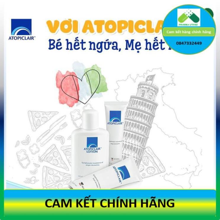 Atopiclair cream 40ml -  Lotion 120ml - Dưỡng ẩm da [Atopiclar]! !