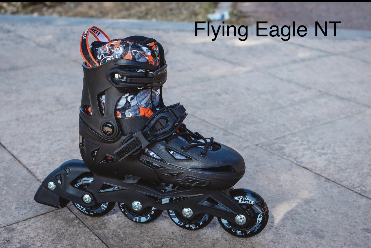 ( Siêu Hot )Giày Trượt Patin Trẻ Em Flying Eagle NT2 (3 Màu Đen Đỏ Xanh)