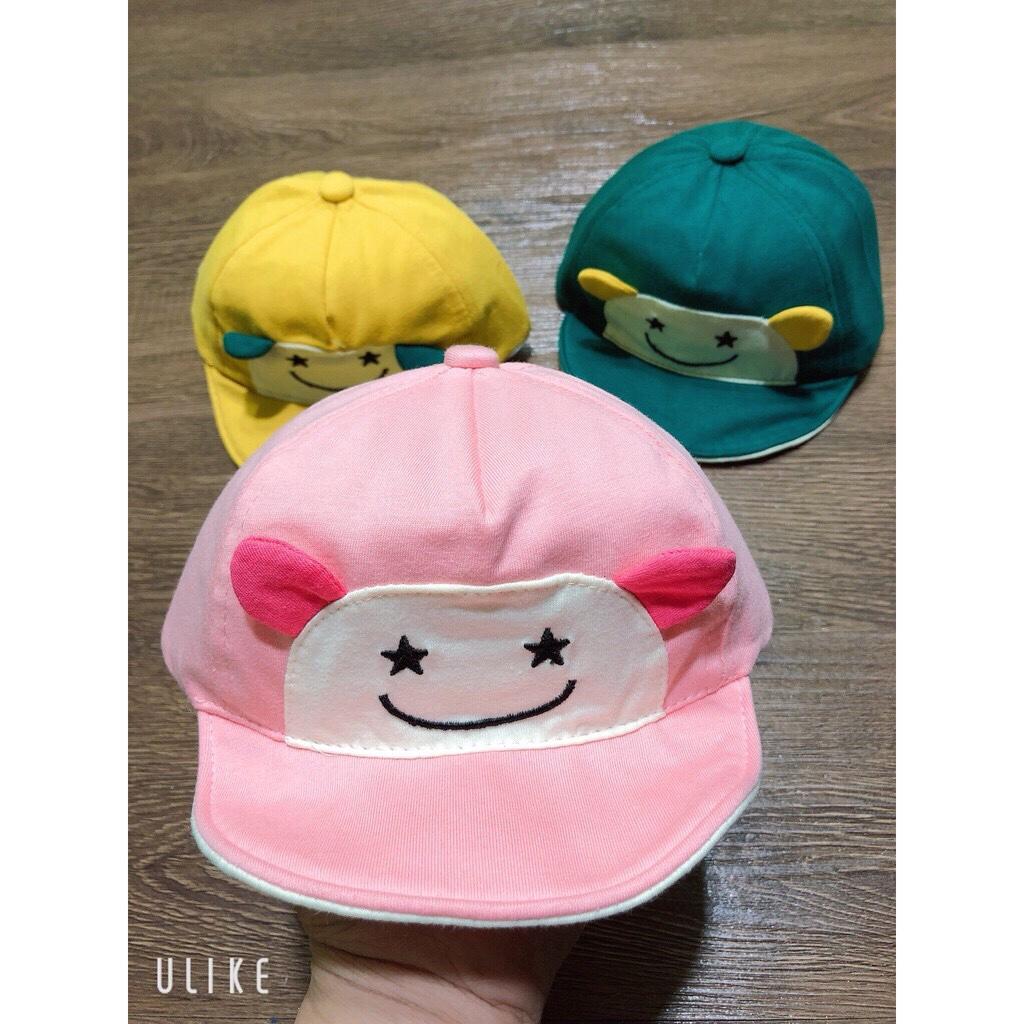 Mũ cho bé thêu chữ HELLO