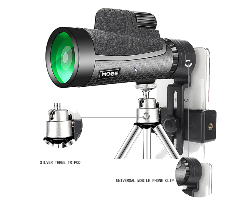 [HCM]ống nhòm moge 12x50 Gắn Điện Thoại Cao Cấp
