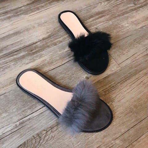 [Có mã giảm còn 49k] Dép lông cao cấp PinkShopGiayDep