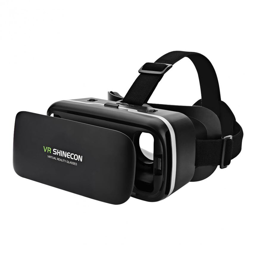 Shinecon 6.0 Vr Glasses Support Watching 3D Movies on Smartphones. Free Bluetooth Game Controller